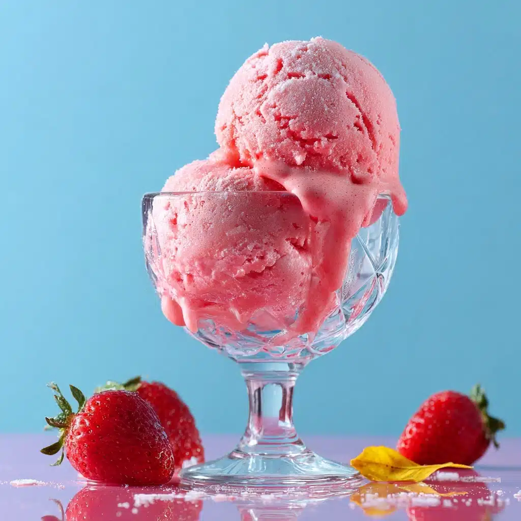 Strawberry Sorbet Recipe - Recipe Image