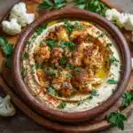 Crispy Roasted Cauliflower Hummus Recipe