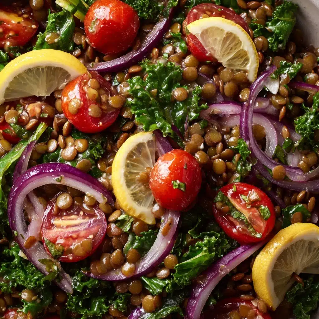 Lemon Pesto Lentil Salad Recipe - Recipe Image