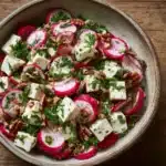 Herb and Radish Salad with Feta and Walnuts Recipe