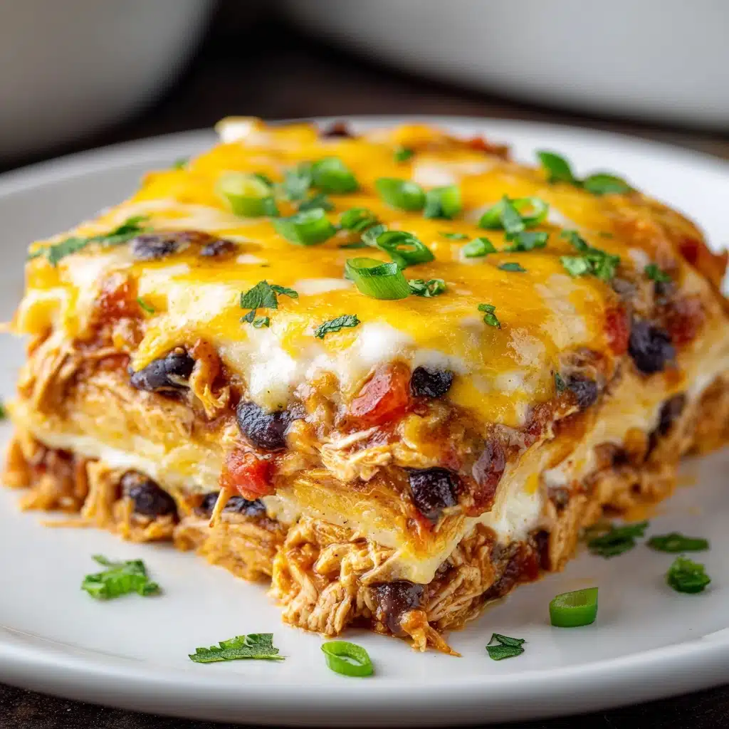 Healthy Chicken Taco Casserole Recipe - Recipe Image