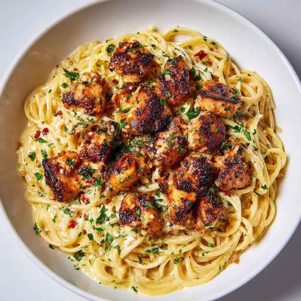 Cowboy Butter Chicken Linguine Recipe - Recipe Image