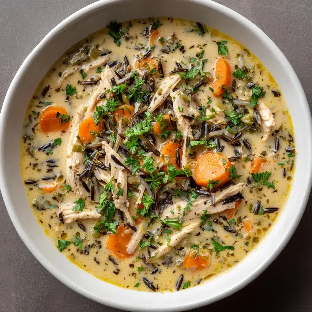 Healthy Chicken Wild Rice Soup Recipe