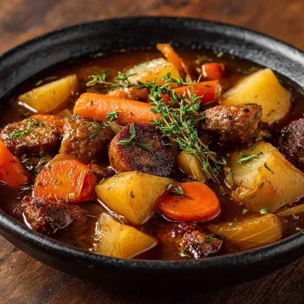 Crockpot Sausage Casserole Recipe - Recipe Image