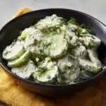 Dad’s Creamy Cucumber Salad Recipe