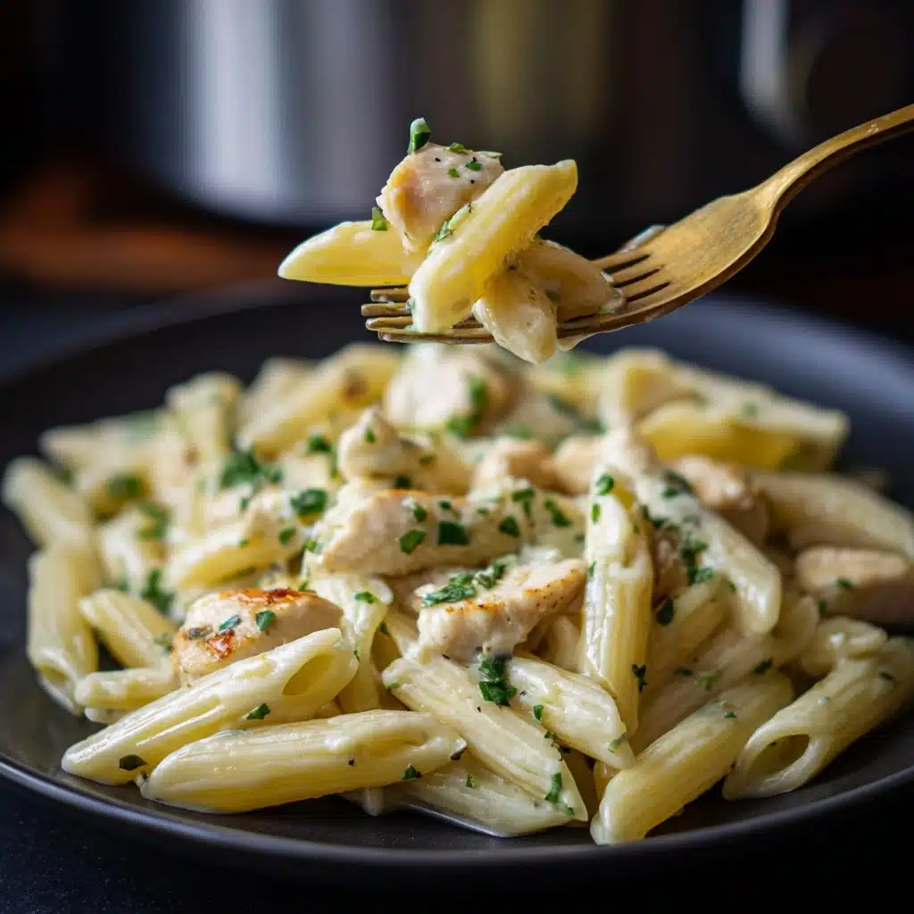 Slow Cooker Creamy Chicken and Penne Recipe - Recipe Image