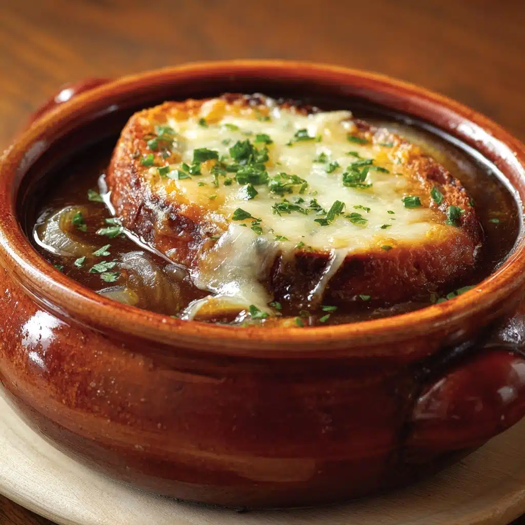 French Onion Beef Short Rib Soup Recipe - Recipe Image