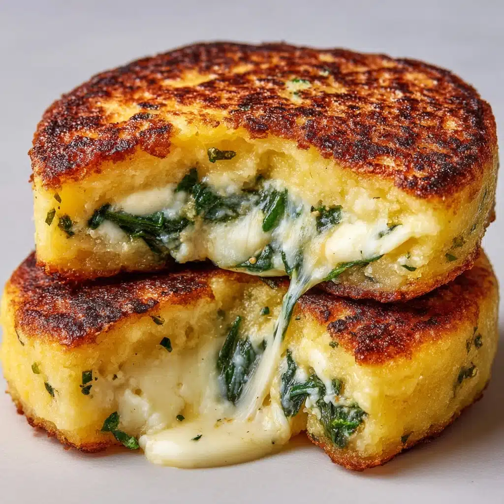 Spinach and Cheese Stuffed Cauliflower Patties Recipe - Recipe Image
