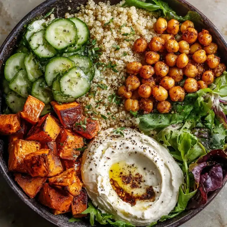 Chickpea & Sweet Potato Grain Bowls Recipe