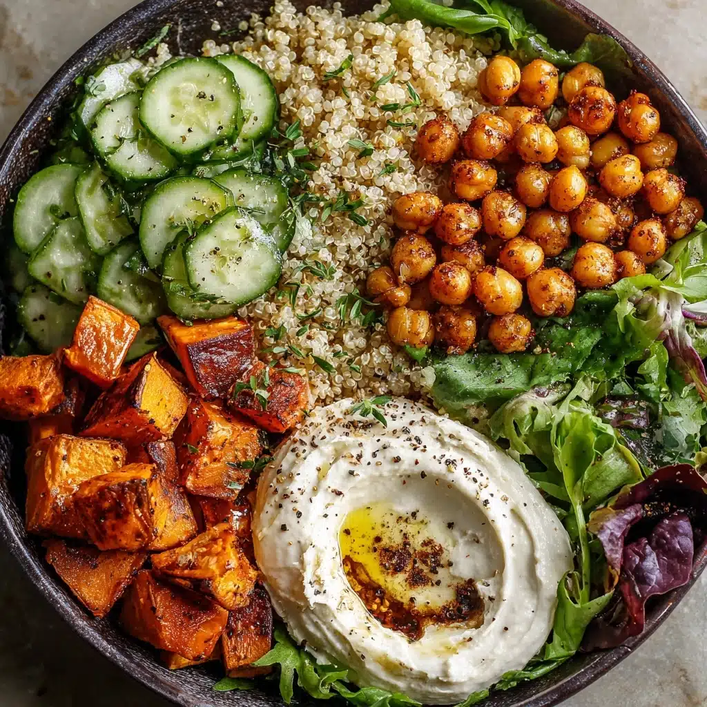 Chickpea & Sweet Potato Grain Bowls Recipe