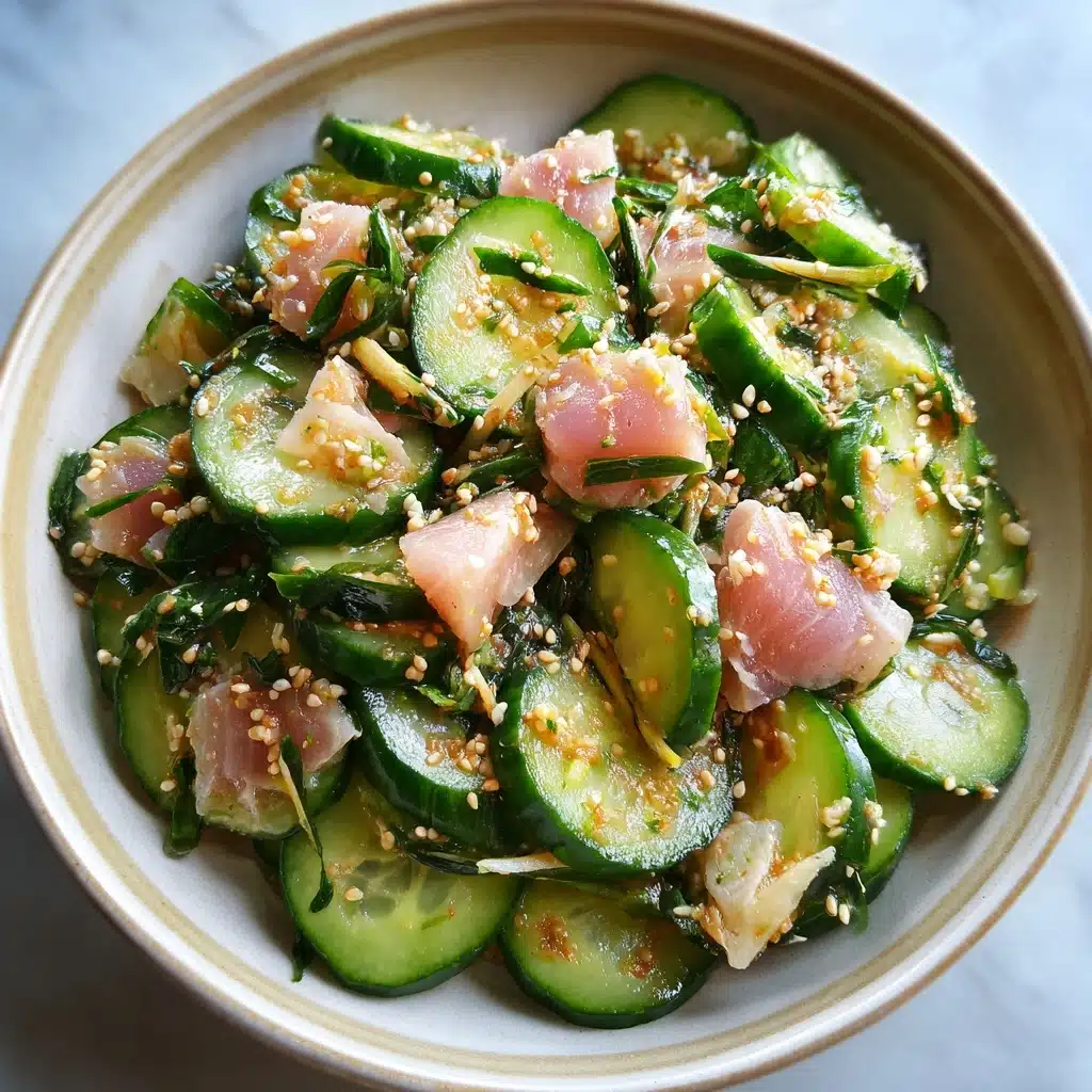 Avocado Tuna Cucumber Salad Recipe