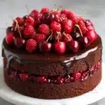 Chocolate Raspberry Truffle Cake Recipe