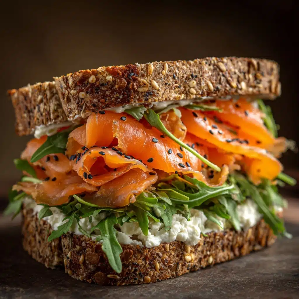 Smoked Salmon Sandwich Recipe - Recipe Image