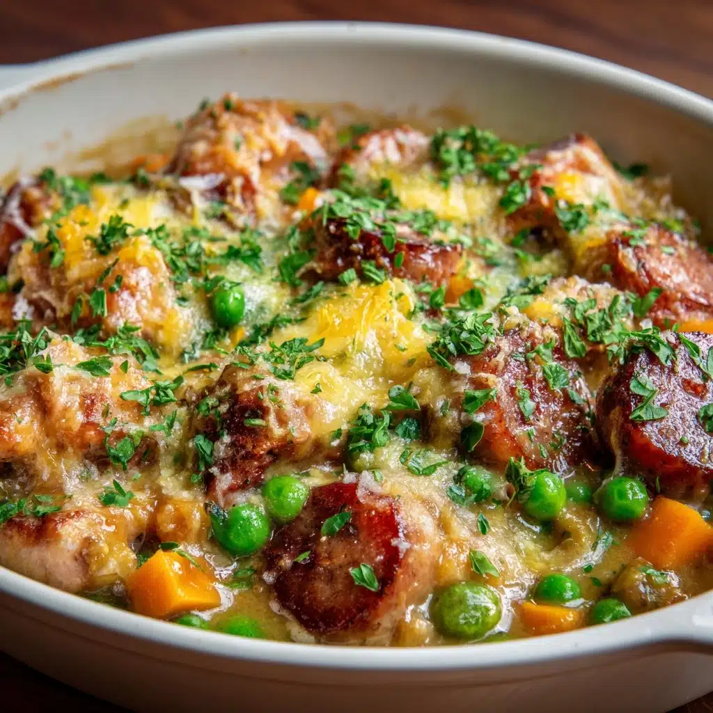 Creamy Chicken Sausage Skillet Recipe - Recipe Image
