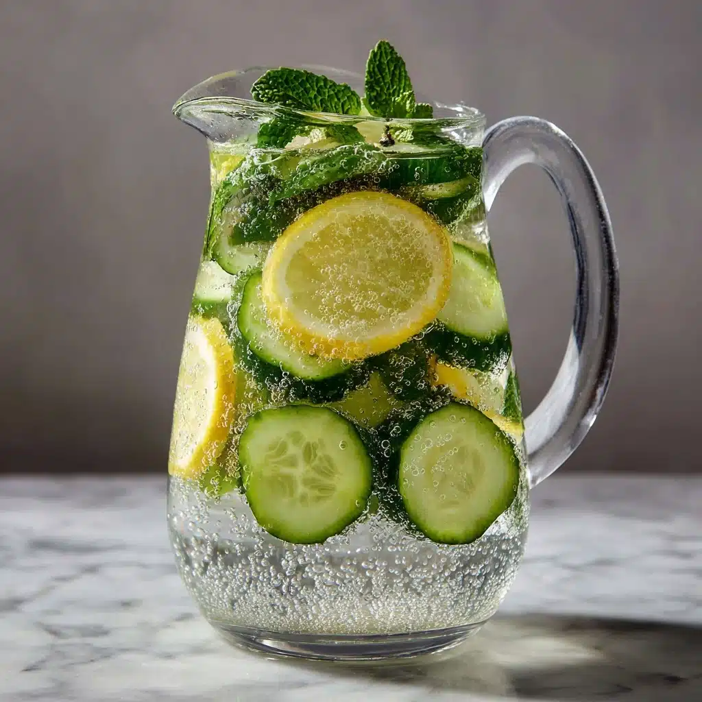 Cucumber Lemon Mint Infused Water Recipe - Recipe Image