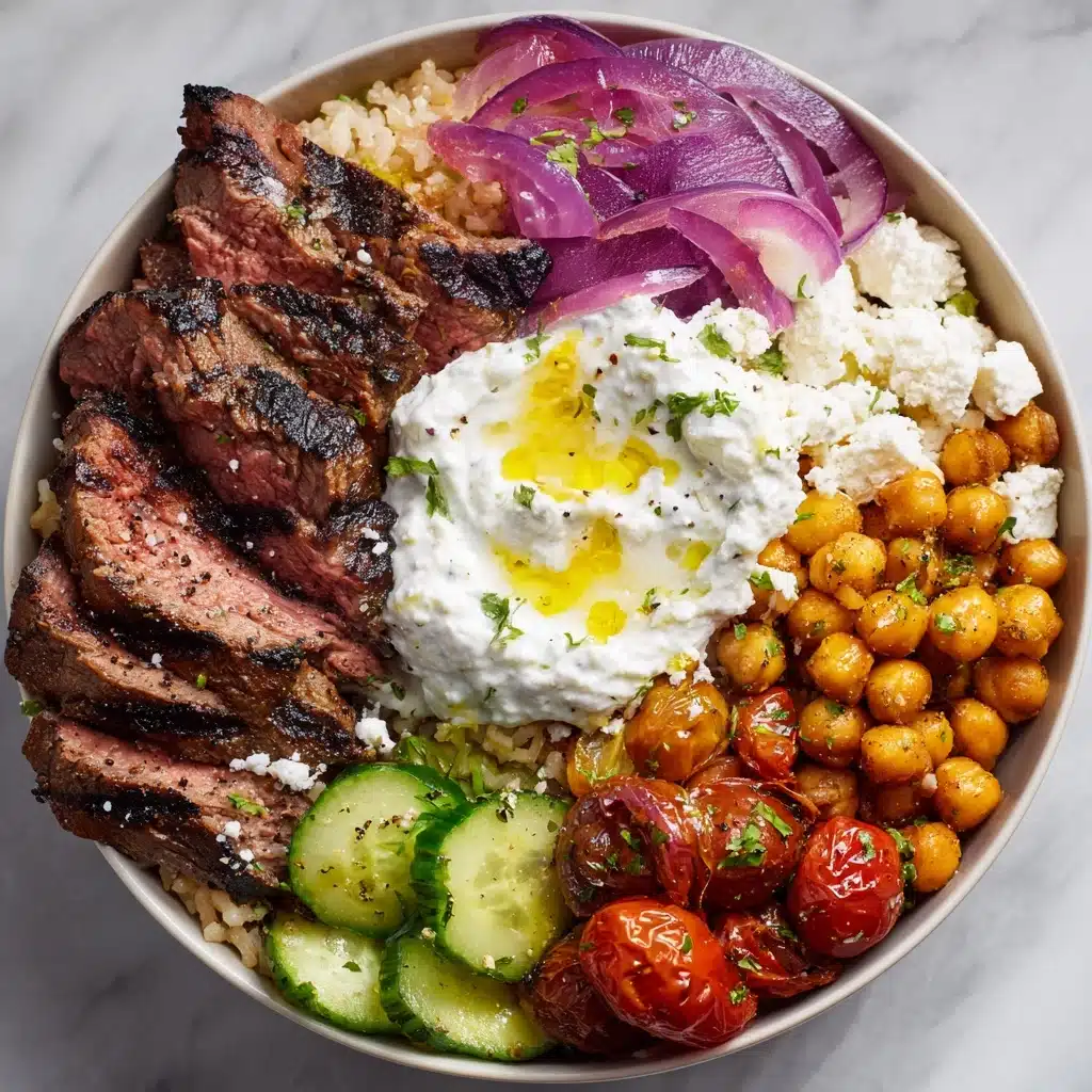 Mediterranean Steak Bowl Recipe - Recipe Image