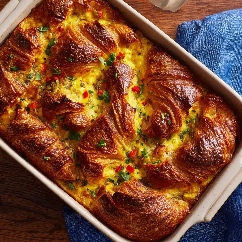 Croissant Breakfast Casserole Recipe - Recipe Image