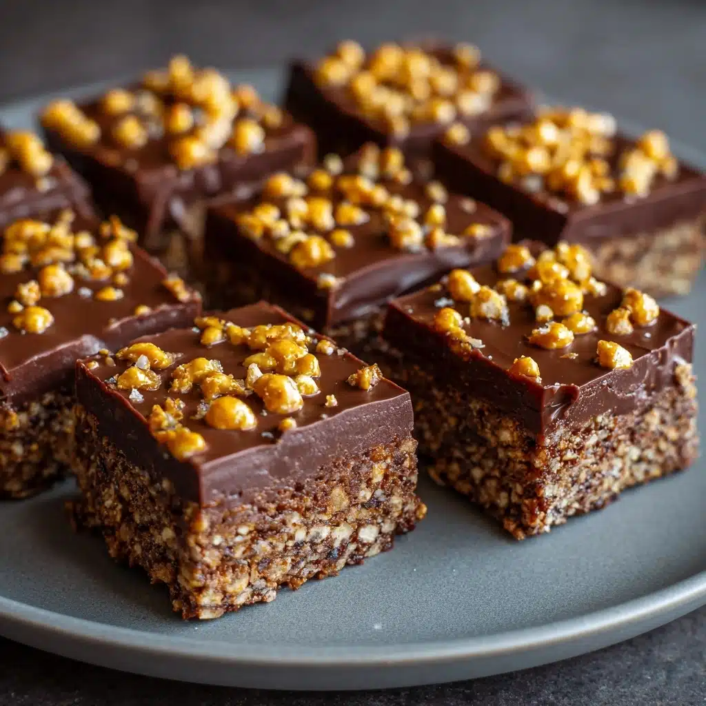 Caramel Chocolate Crunch Bars Recipe - Recipe Image