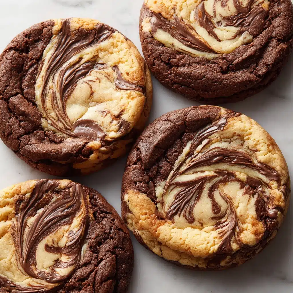 Chocolate Marshmallow Swirl Cookies Recipe