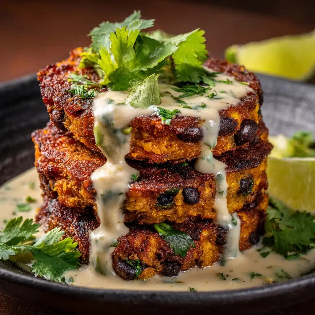 Lime Drenched Sweet Potato Black Bean Patties Recipe - Recipe Image