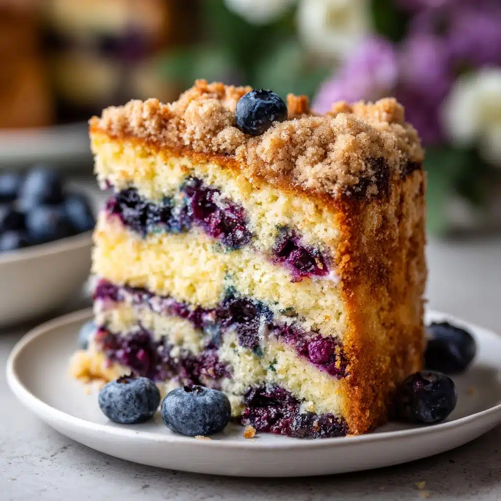 Blueberry Sour Cream Coffee Cake Recipe - Recipe Image