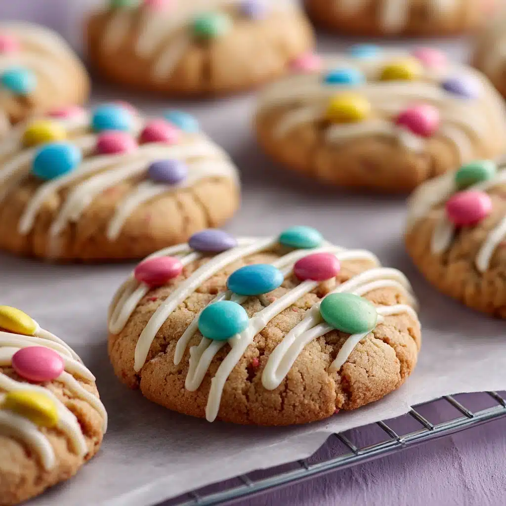 Pastel Candy-Centered Butter Cookies Recipe - Recipe Image