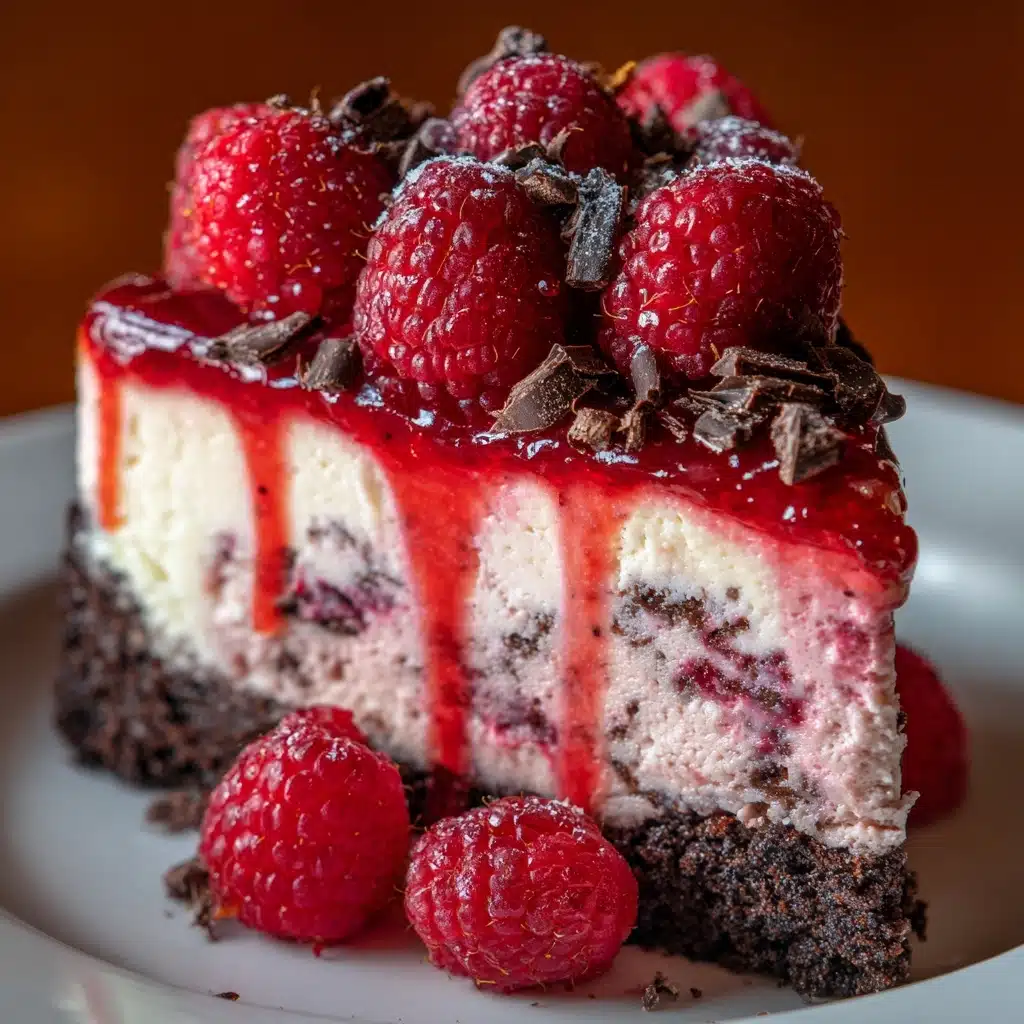 Dark Chocolate Raspberry Cheesecake Recipe
