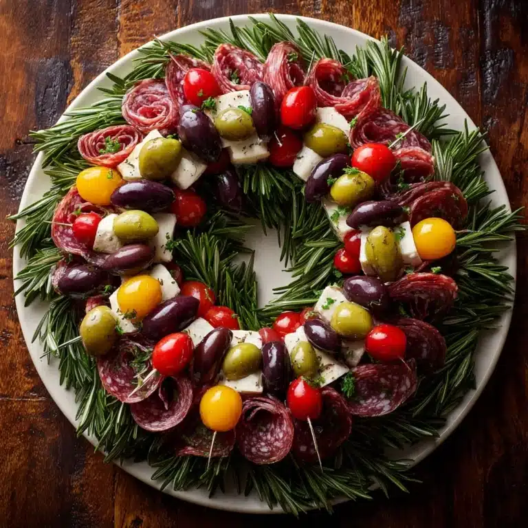Christmas Antipasto Wreath Recipe