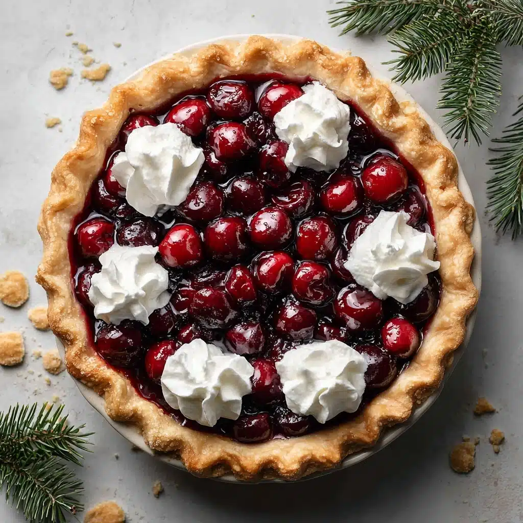 Cranberry Custard Pie Recipe - Recipe Image