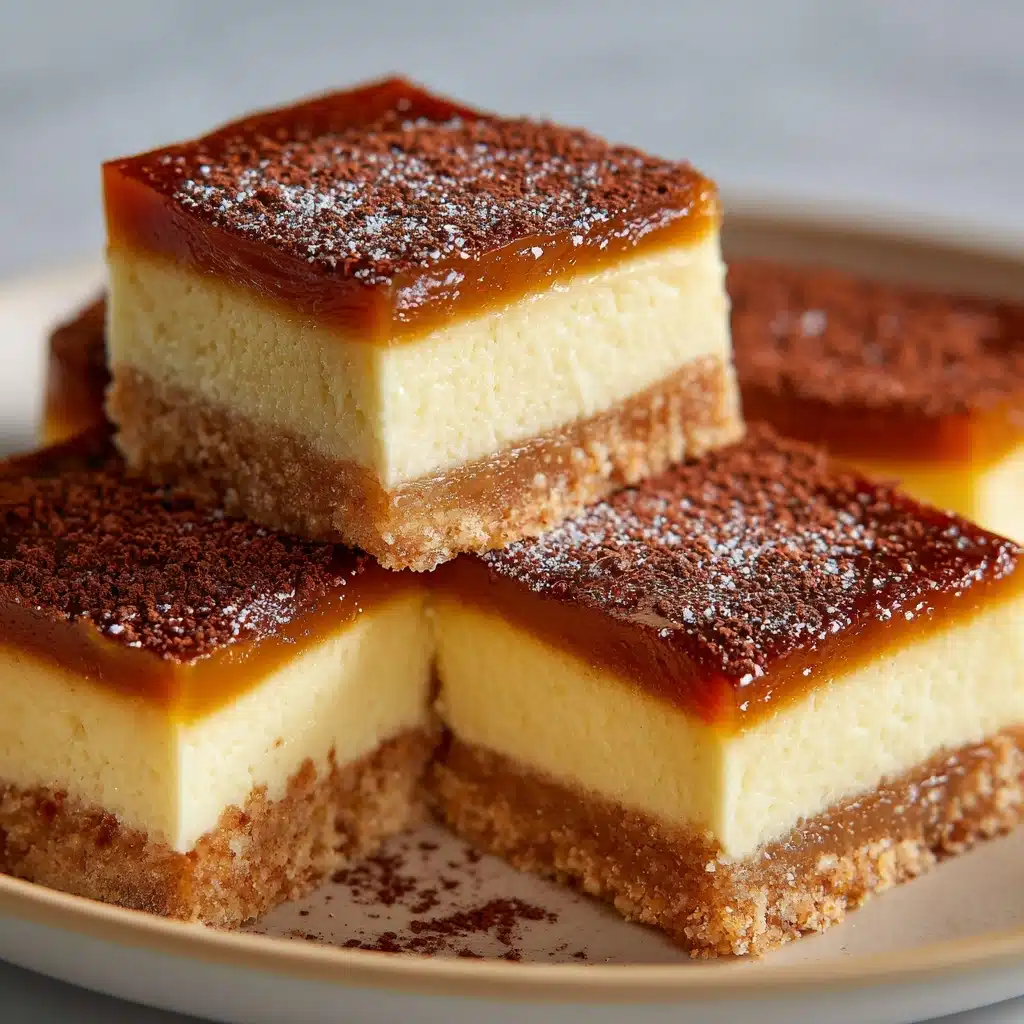 Dulce de Leche Cheesecake Bars Recipe - Recipe Image