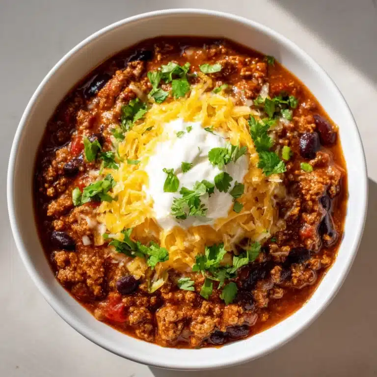 Homemade Chili Recipe