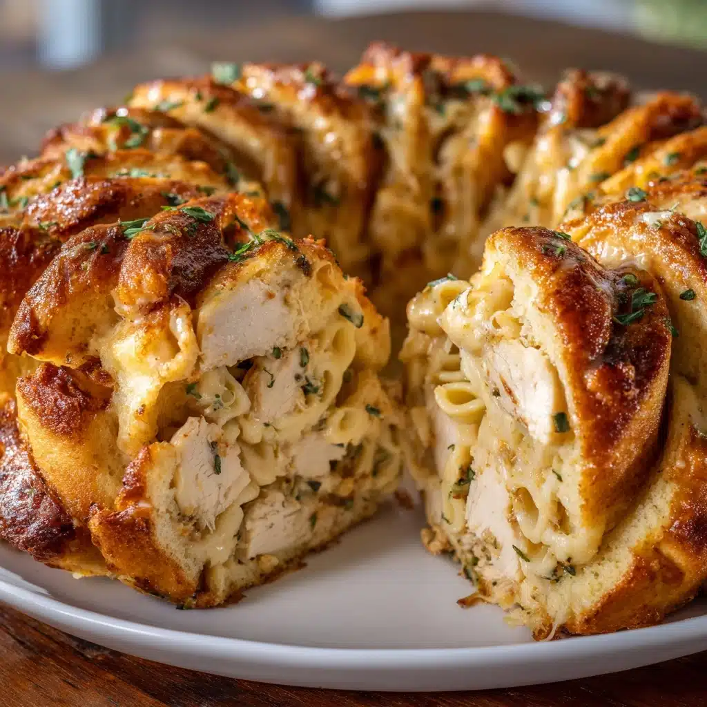 Chicken Alfredo Monkey Bread Recipe