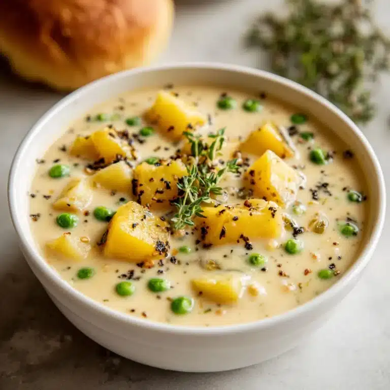 Creamy Potato and Pea Chowder Recipe