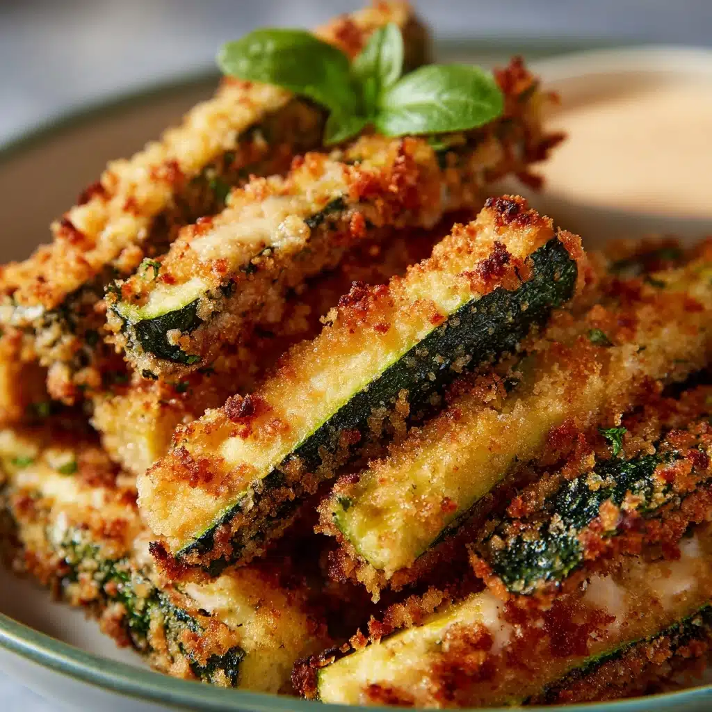 Crispy Low Calorie Air Fryer Zucchini Fries Recipe - Recipe Image