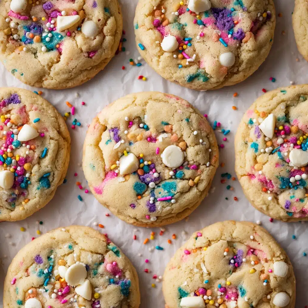 White Chocolate Confetti Cookies Recipe