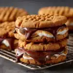 Peanut Butter S’mores Sandwich Cookies Recipe