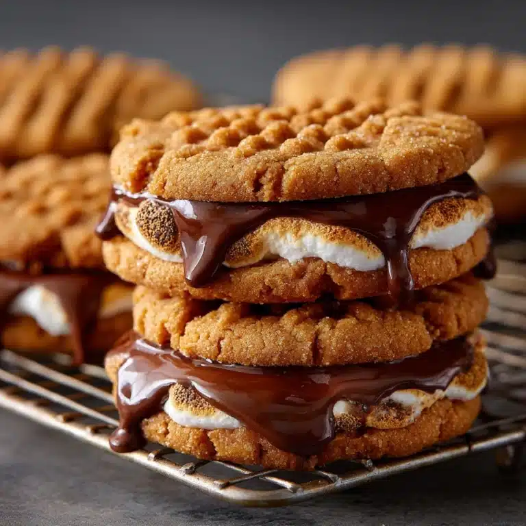 Peanut Butter S’mores Sandwich Cookies Recipe