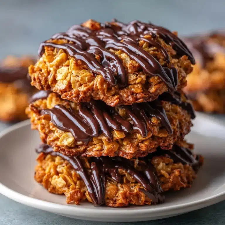 Chocolate Peanut Butter Cornflake Cookies Recipe