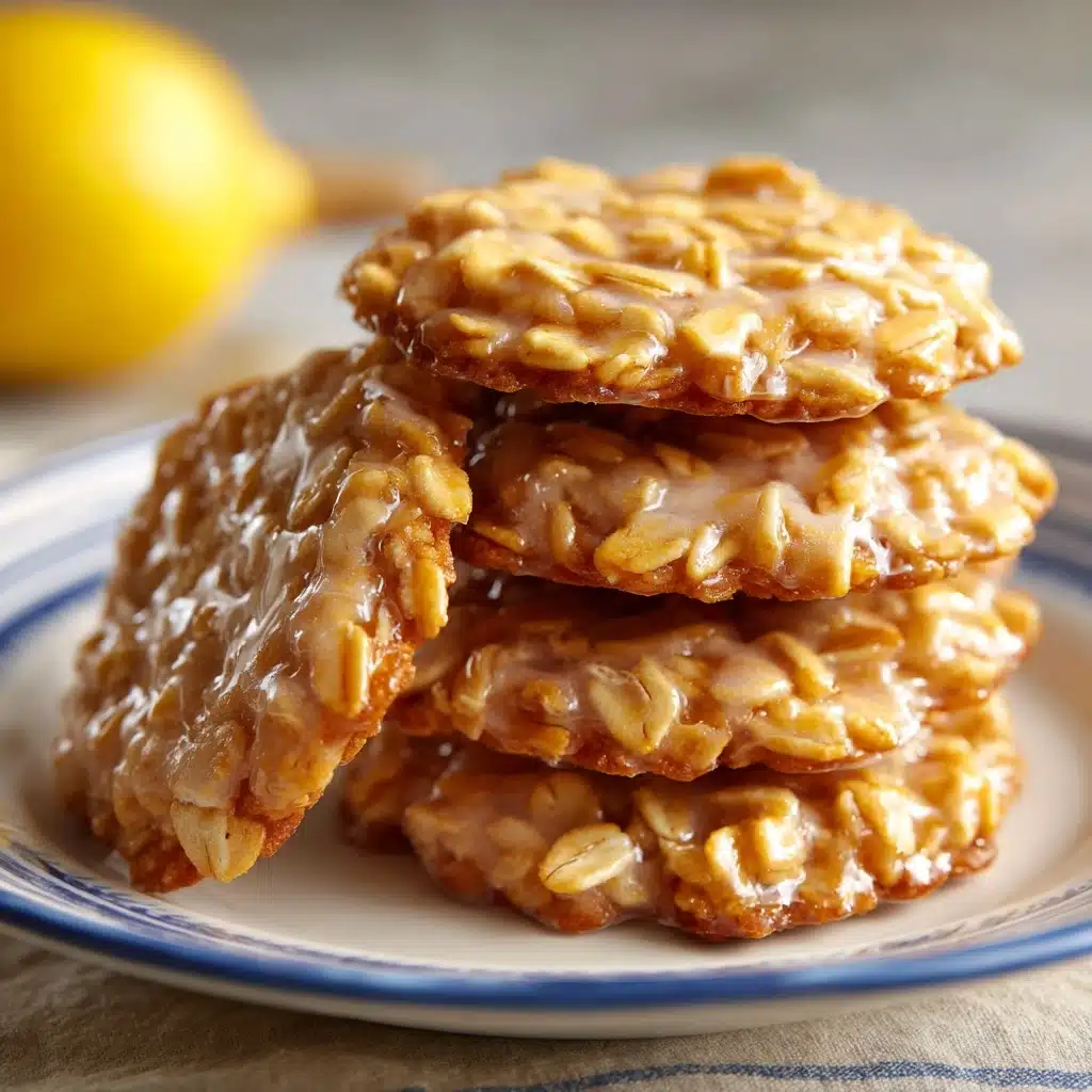 Lemon Oatmeal No-Bake Cookies Recipe - Recipe Image
