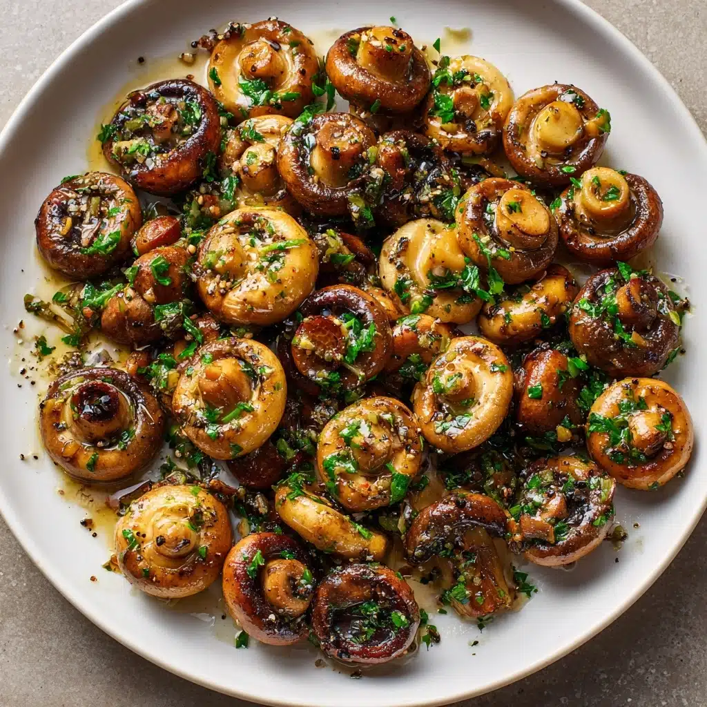 Honey and Garlic Roasted Mushrooms Recipe
