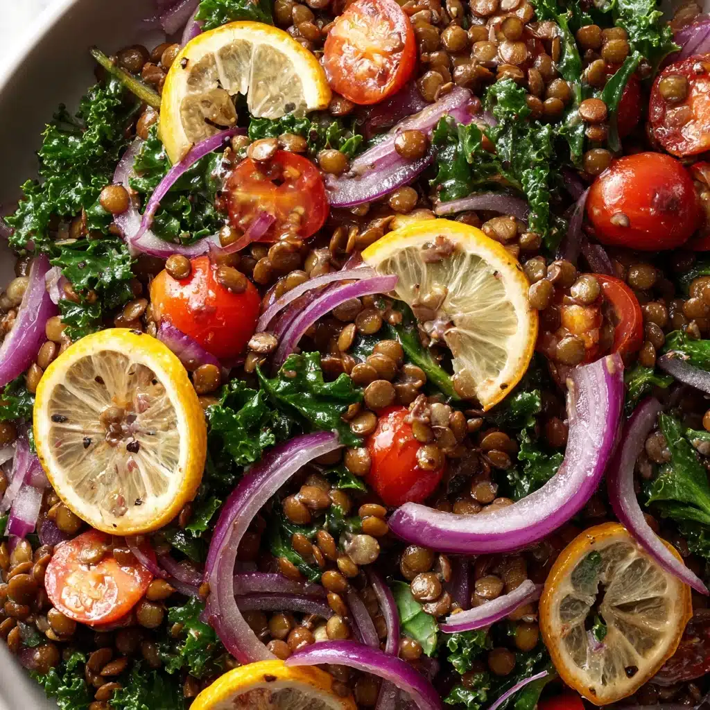 Lemon Pesto Lentil Salad Recipe - Recipe Image