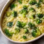 One-Pot Broccoli Cheese Orzo Recipe