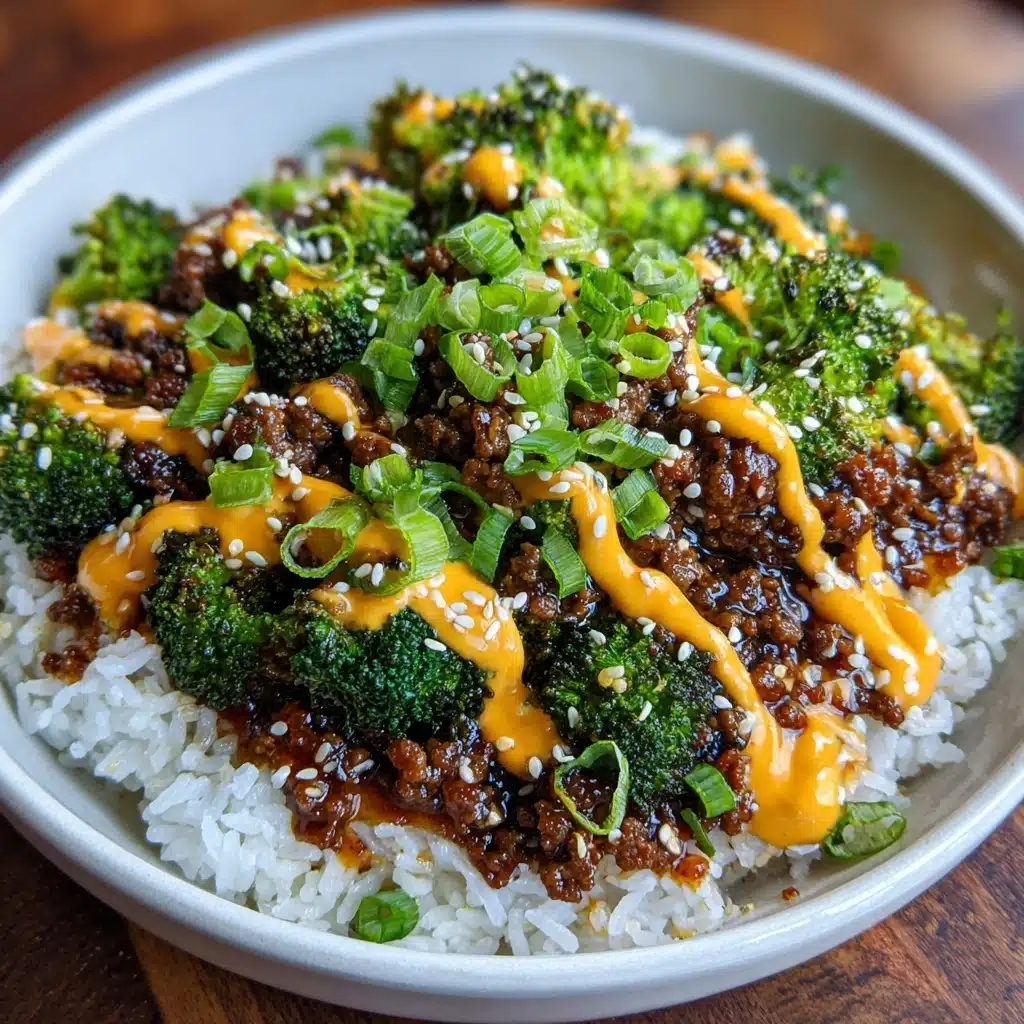 Teriyaki Ground Beef & Broccoli Bowl Recipe