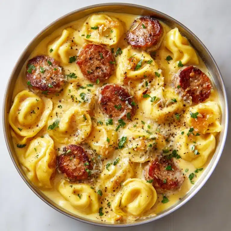 Sausage Tortellini Alfredo Recipe