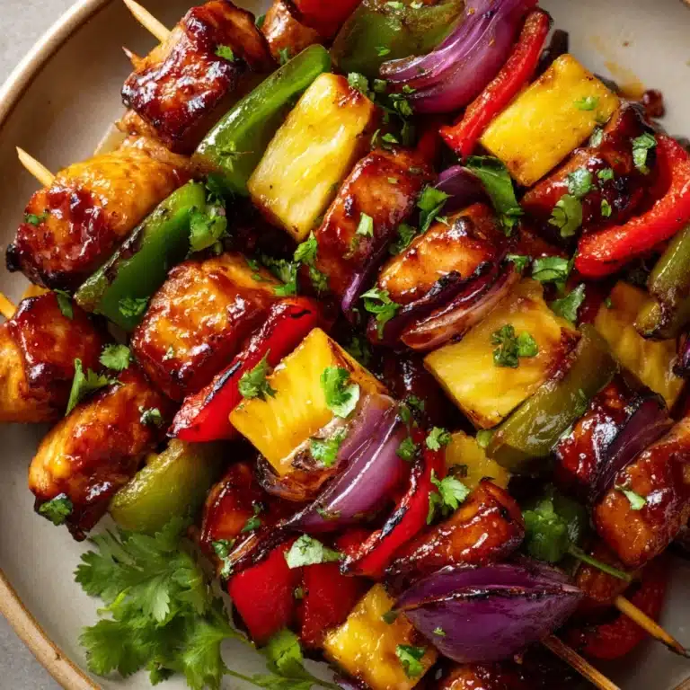 Hawaiian Chicken Kebabs Recipe
