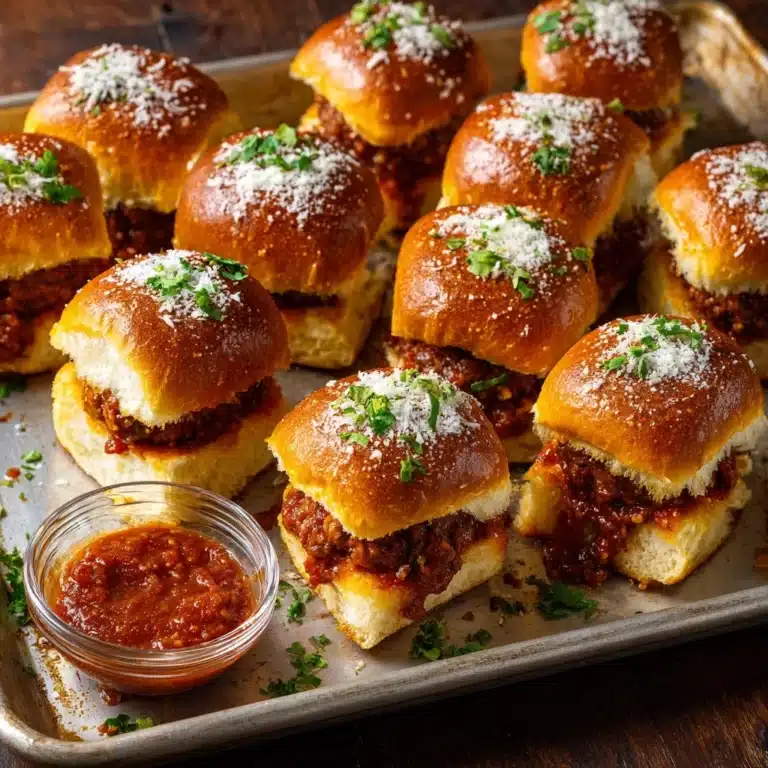 Chicken Parmesan Sliders Recipe