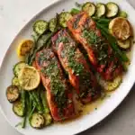 Grilled Salmon & Vegetables Recipe