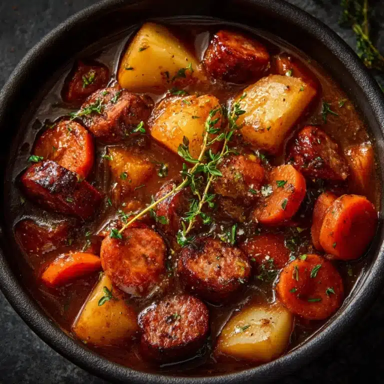 Crockpot Sausage Casserole Recipe