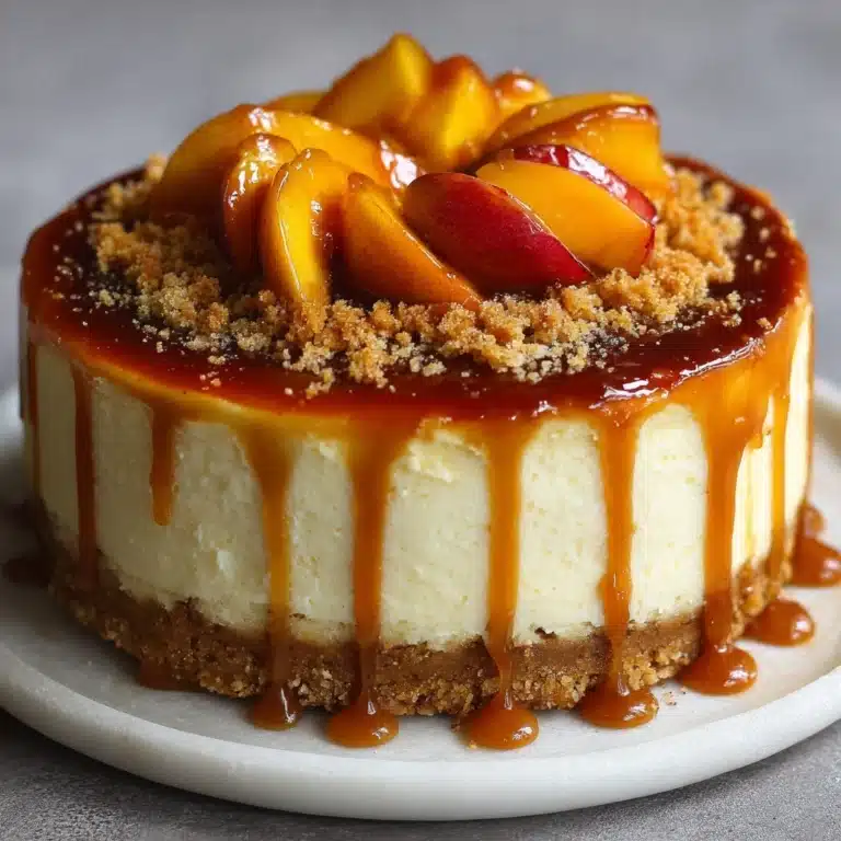 Peach Cobbler Cheesecake Recipe
