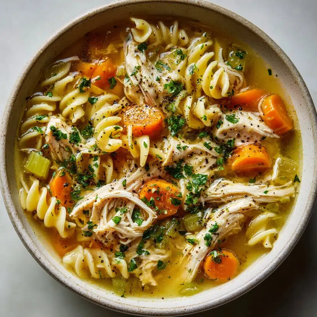 Fresh Herb Chicken Noodle Soup Recipe - Recipe Image